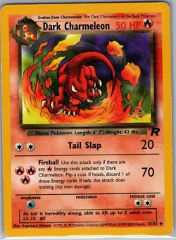 Dark Charmeleon [W Stamped] 32/82 WoTC Promo - Pokemon Card - LP - Image 1