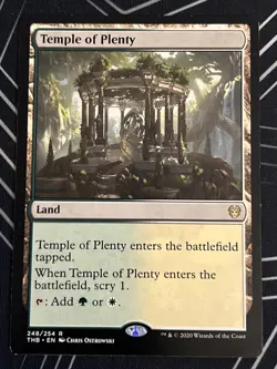 1x Temple of Plenty (248) Theros Beyond Death MTG Magic the Gathering x1 MKE - Image 1