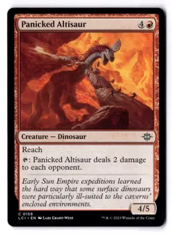 Panicked Altisaur NM* The Lost Caverns Of Ixalan ENGLISH 0159 mtg -UnltdCards - Image 1