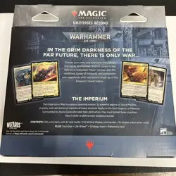 Warhammer 40K Commander Deck Forces Of The Imperium Sealed - Image 4