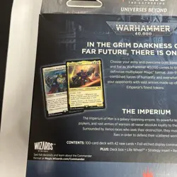 Warhammer 40K Commander Deck Forces Of The Imperium Sealed - Image 5