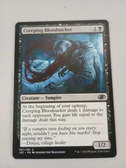 MTG Jumpstart 2022 Creeping Bloodsucker Draft_Innovation/Common Magic Vampire NM - Image 1