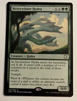 MtG Neverwinter Hydra AFC Forgotten Realms Commander Magic the Gathering - Image 1