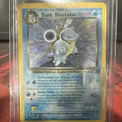 Pokemon Dark Blastoise 3/82 Team Rocket Holo Rare Unlimited 70 HP English - Image 1