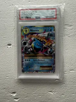 Pokemon Mega M Blastoise EX Holo Card 22/108 XY-Evolutions 2016 PSA 7 - Image 1