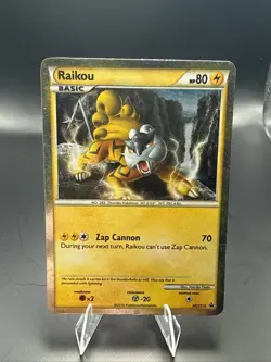 Pokemon Raikou HGSS19 Promo 2010 Holo - Image 2