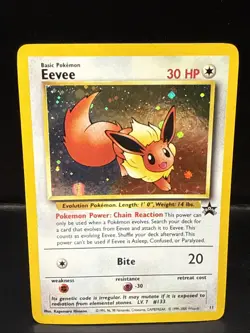 Pokemon - Eevee 11/53 - Wotc - Black Star Promo Holo BQ - Image 2