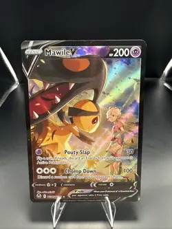 Pokemon TCG Mawile V TG17/TG30 Silver Tempest Holo Ultra Rare V Basic - Image 1