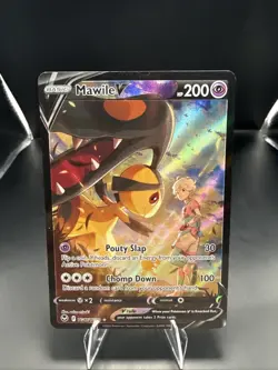 Pokemon TCG Mawile V TG17/TG30 Silver Tempest Holo Ultra Rare V Basic - Image 2