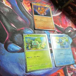 Pokemon TCG 151 Charmander 047,Bulbasaur 046, Squirtle 048 Holo Lot 151 - Image 2