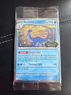 Aurorus 024/088 - Cosmo Holo - Pokemon Perfect Order Stamped Promo SEALED - Image 1