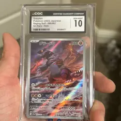 Pokemon Groudon 048/062 Sv3a: Raging Surf Art Rare Holo Japanese CGC 10 - Image 1