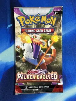 Pokemon 2023 Scarlet & Violet Paldea Evolved Booster Pack Lot X10 Artset SV Nm M - Image 2