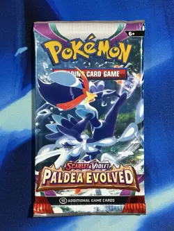 Pokemon 2023 Scarlet & Violet Paldea Evolved Booster Pack Lot X10 Artset SV Nm M - Image 4
