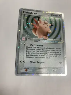 Pokemon TCG Clefable ex 106/112 EX FireRed LeafGreen Ultra Rare Holo HP - Image 2