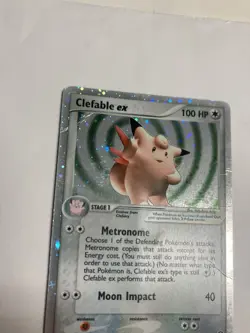 Pokemon TCG Clefable ex 106/112 EX FireRed LeafGreen Ultra Rare Holo HP - Image 3