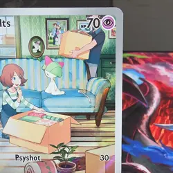 Pokemon Ralts 211/198 Illustration Rare Full Art Holo SV01 Scarlet & Violet 2023 - Image 3