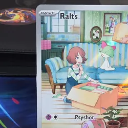 Pokemon Ralts 211/198 Illustration Rare Full Art Holo SV01 Scarlet & Violet 2023 - Image 4