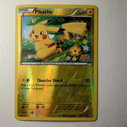 Pokemon Pikachu 27/111 XY - Furious Fists Reverse Holo Common Basic 60 HP - Image 1