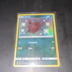 Pokemon Zorua SV25/SV94 Hidden Fates Shiny Vault Shiny Holo Rare 60 HP - Image 1