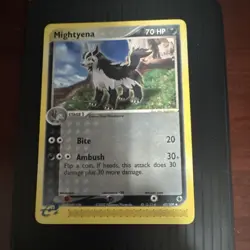 Pokemon Mightyena EX Ruby & Sapphire 42/109 Uncommon Stage 1 HP70 Ken Sugimori - Image 1