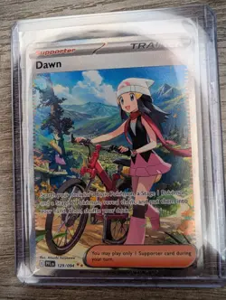 2025 Pokemon Scarlet & Violet Paldean Fates Dawn Secret Rare #129/94 - Image 2