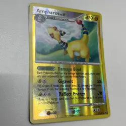 Ampharos 1/127 Platinum Reverse Holo Pokemon NM - Image 1