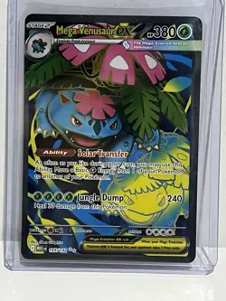 Pokemon TCG Mega Venusaur ex 155/132 Me01: Mega Evolution Holo NM/M - Image 1