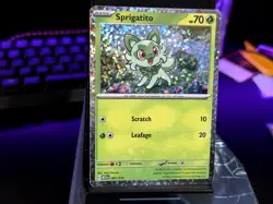SPRIGATITO PROMO HOLO 001/015 MCDONALD'S COLLECTION 2023 POKEMON NM - Image 1
