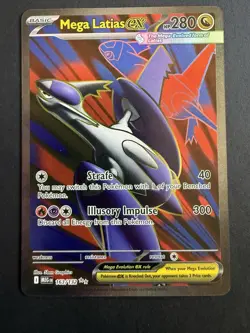 Pokemon Mega Latias EX Full Art Ultra Rare Holo 163 Basic Dragon 2015 Gradable - Image 1