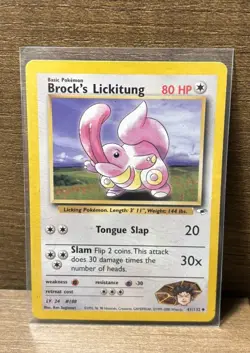 Pokemon Brocks Lickitung 41/132 Gym Challenge 2000 English Common - Image 1
