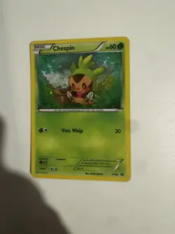 Pokemon x1 Chespin (Collector Chest) (Promo Holo XY88) MP - Image 1