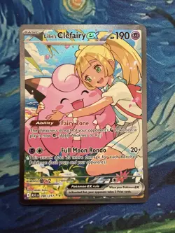 Lillie’s Clefairy ex 280/217 Pokemon Ascended Heroes SIR - Image 1