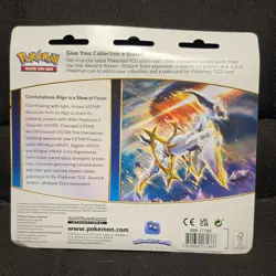 Pokemon Sword & Shield Brilliant Stars Leafeon 3 Pack Blister English Sealed - Image 2