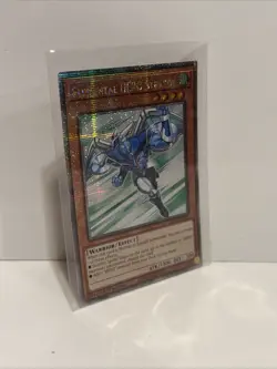YuGiOh ELEMENTAL HERO STRATOS Platinum Secret Rare RA03-EN177 - Image 1