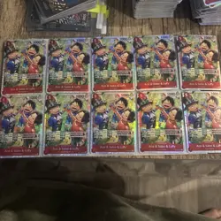 Ace & Sabo & Luffy OP13-007 SR | NM | Carrying on His Will | One Piece TCG | EN - Image 1