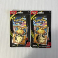 2x Pokemon Perfect Order Blister Pack + Makuhita Promo Card & Coin - Image 1