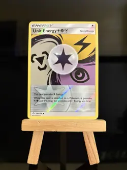 Unit Energy LPM 138/156 Sm-Ultra Prism Reverse Holo Pokemon TCG Card - Image 1