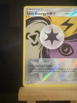 Unit Energy LPM 138/156 Sm-Ultra Prism Reverse Holo Pokemon TCG Card - Image 2