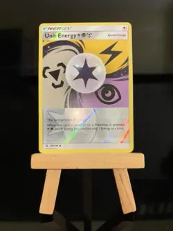 Unit Energy LPM 138/156 Sm-Ultra Prism Reverse Holo Pokemon TCG Card - Image 4