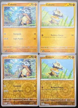 Cubone Pokemon Cards Bundle - Journey Together & Stellar Crown ✅ - Image 1