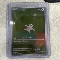 Slakoth Pokemon TCG Card Beast Basic 60 HP SVP Black Star Promo 212/191 - Image 1