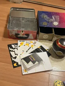 Pokemon Card Lot Sword & Shield Shining Fates Tin Charizard ETB Box 230+ Cards - Image 2