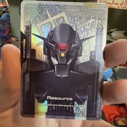 GUNDAM TCG CARD GAME - RESOURCE - GRAZE EIN R-029 C+ FOIL ENGLISH GD03 BRAND NEW - Image 1