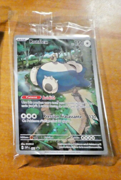 POKEMON FRANCAISE CARD HOLO CARTE Ronflex SVP 051 Promo FR SEALED MINT - Image 1