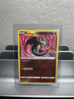 Pokemon Go Radiant Charizard TCG Card Holo Radiant Rare 011/078 - Image 1