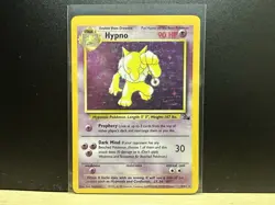Pokemon TCG Hypno Fossil Holo Unlimited Rare Card 8/62 - Image 1