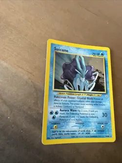 Pokemon TCG Suicune Holo Rare Card 14/64 Neo Revelation - Image 3