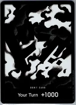 DON!! Card Foil (Blackbeard) English Emperors in the New World - One Piece - NM - Image 1