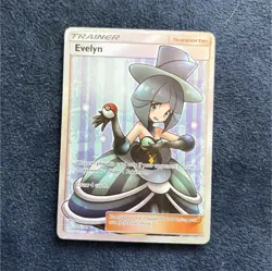 Pokemon Evelyn Full Art Ultra Rare Trainer Sm-Team Up Holo 175/181 English Card - Image 1